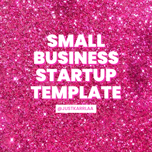 ⭐ SMALL BUSINESS STARTUP TEMPLATE