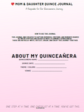 💖 MOM & DAUGHTER QUINCE JOURNAL